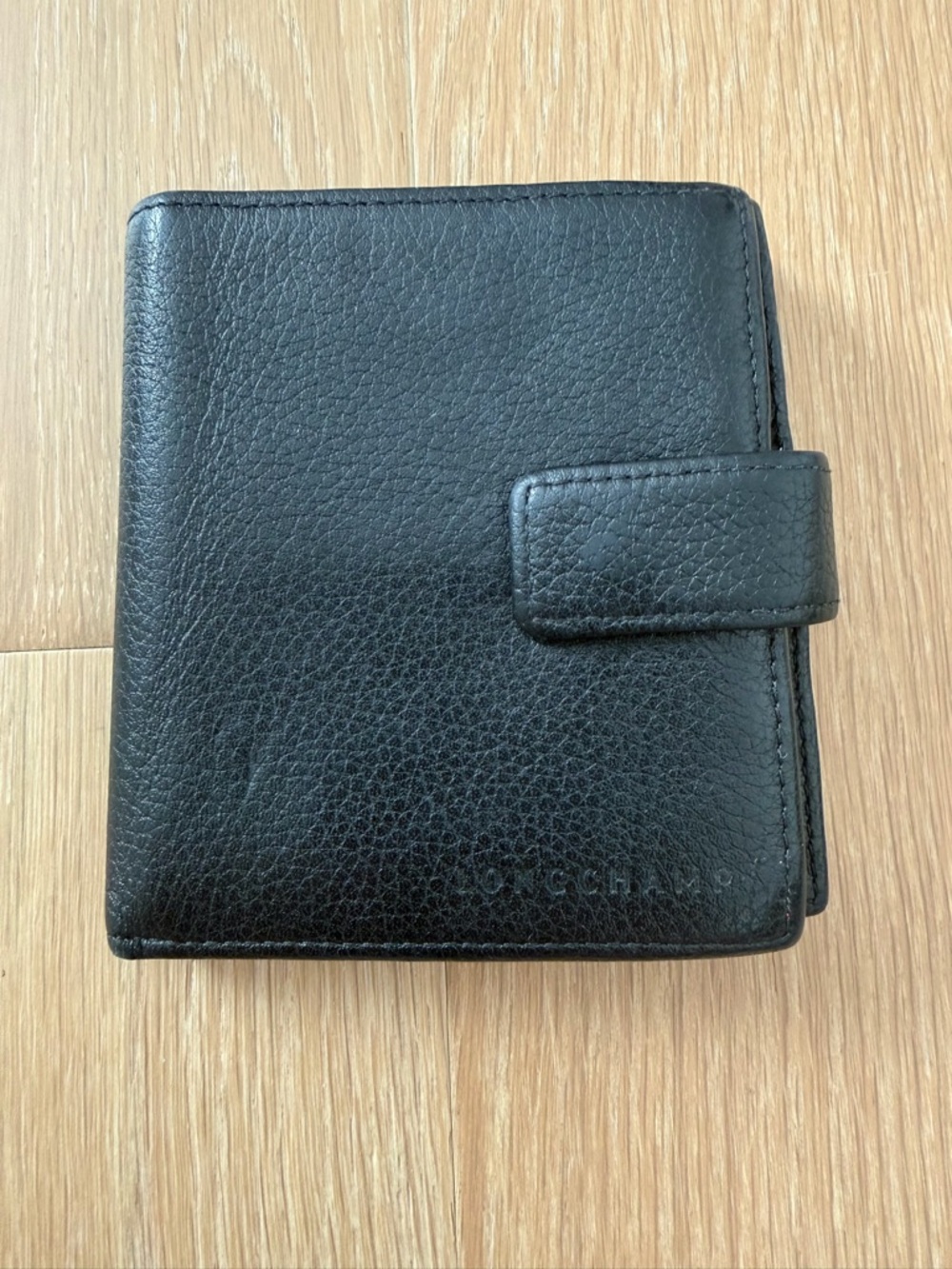 Longchamp Le Foulonné Leather French Wallet